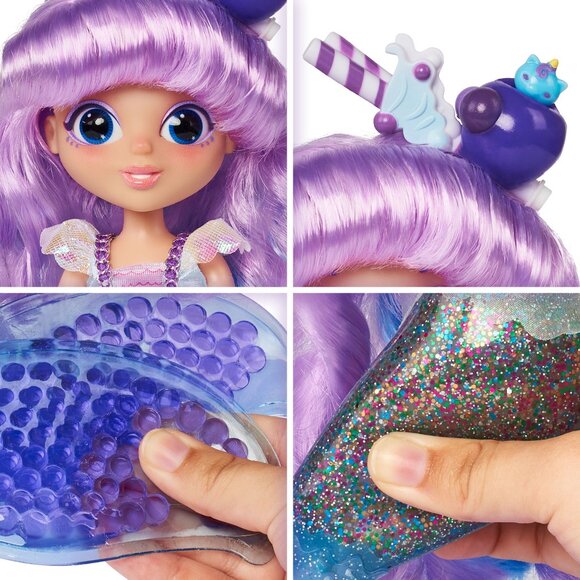 ⚡️NEW⚡️ 1 Fidgie Friends Boba Bubbles, Mermaid Fashion Doll with Fidget Toy - Picture 4 of 5